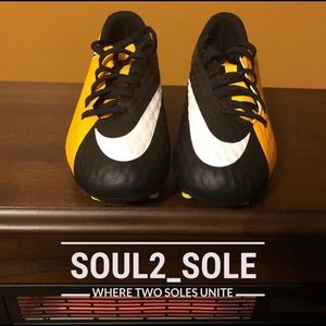 Nike Hypervenom Phade III Sz 4.5Y Soccer Black